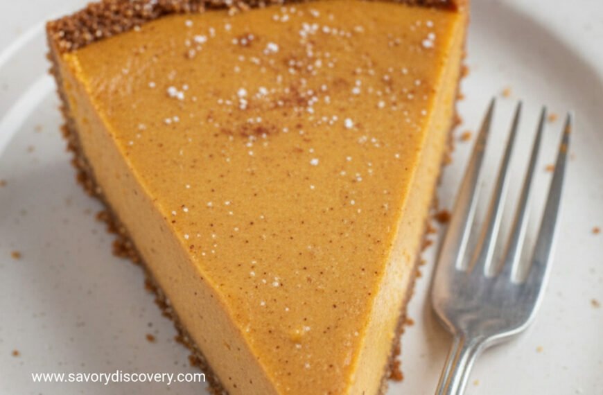 Frosty Spiced Pumpkin Slice