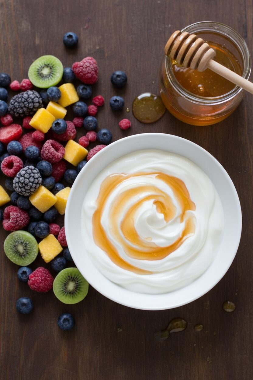 Frozen Festive Yogurt Trio
