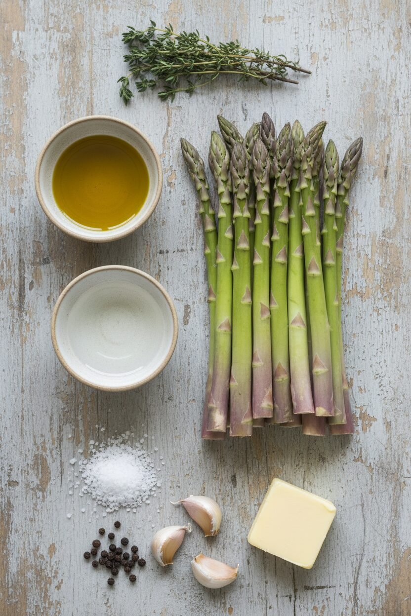 Garlic Butter Christmas Asparagus Spears