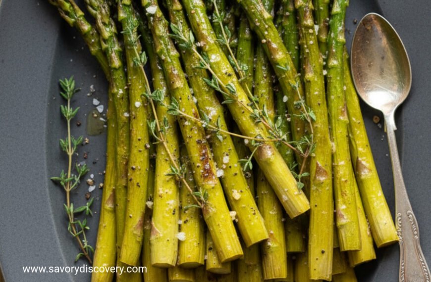 Garlic Butter Christmas Asparagus Spears