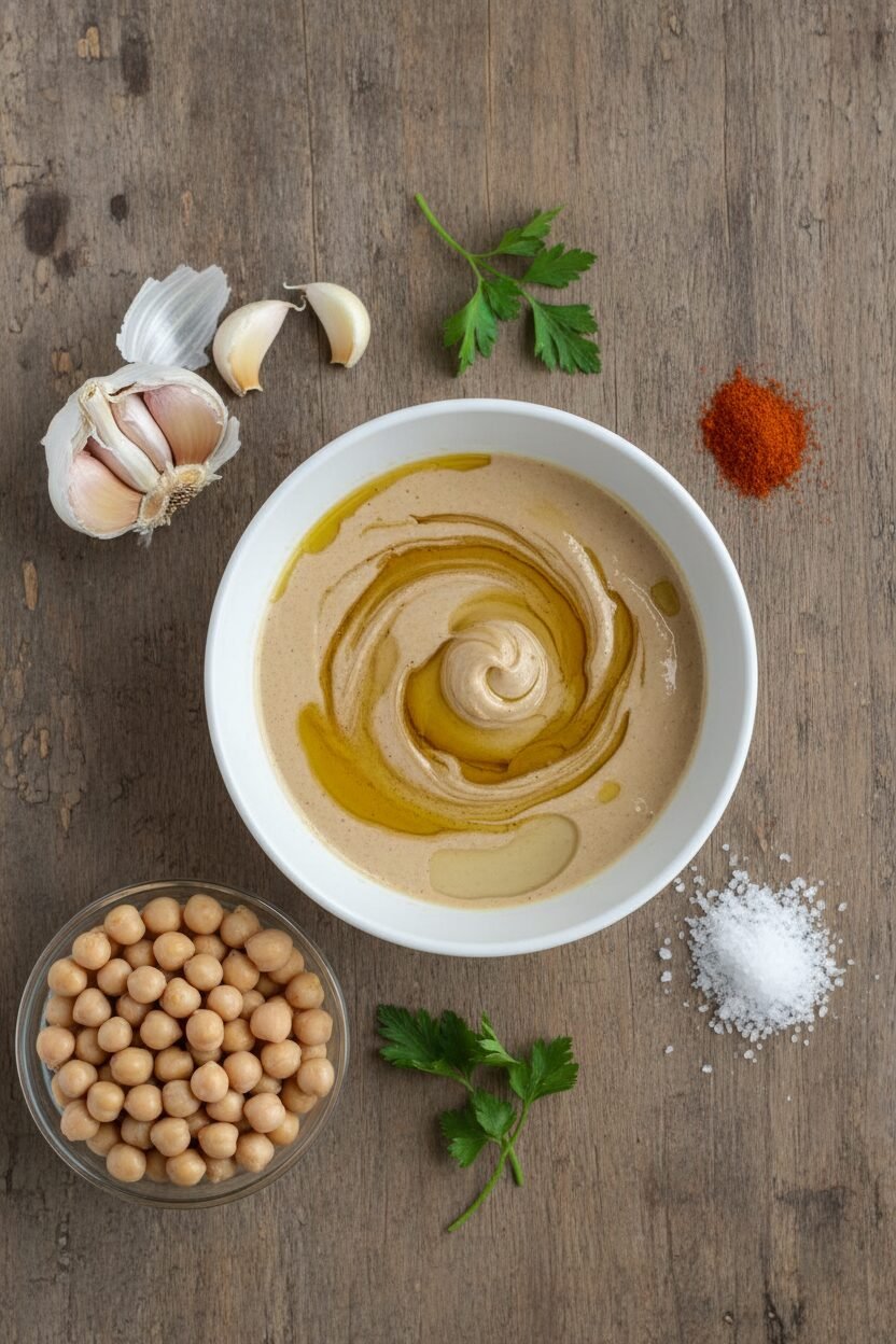 Garlic Glow Holiday Hummus