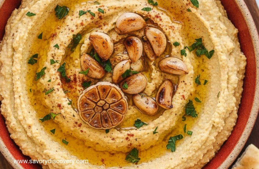 Garlic Glow Holiday Hummus