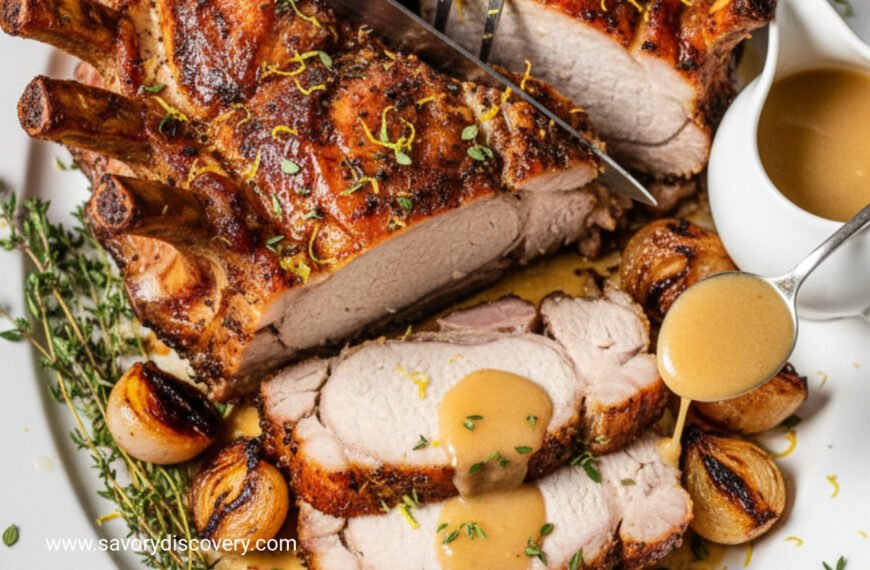 Garlic Herb Crown Roast of Pork
