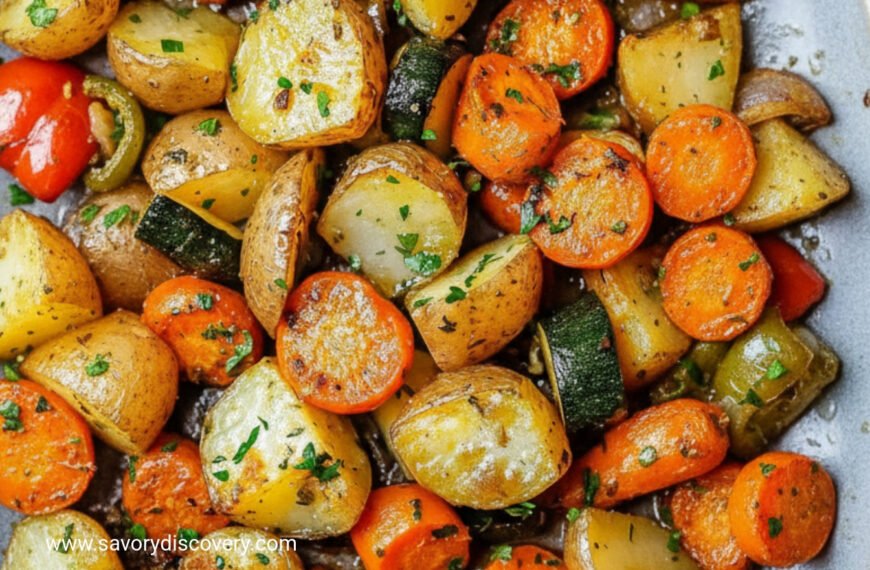 Garlic Roasted Holiday Vegetables