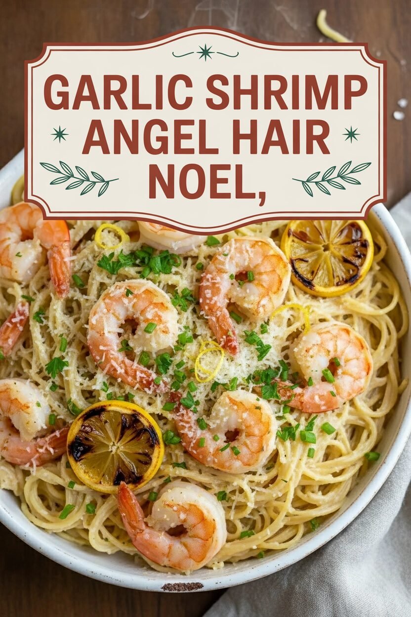 Garlic Shrimp Angel Hair Noel