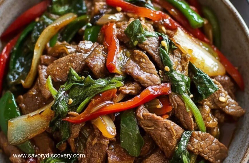 Ginger Beef Christmas Wok