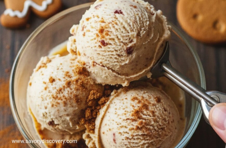 Gingerbread Snowdrift Ice Cream
