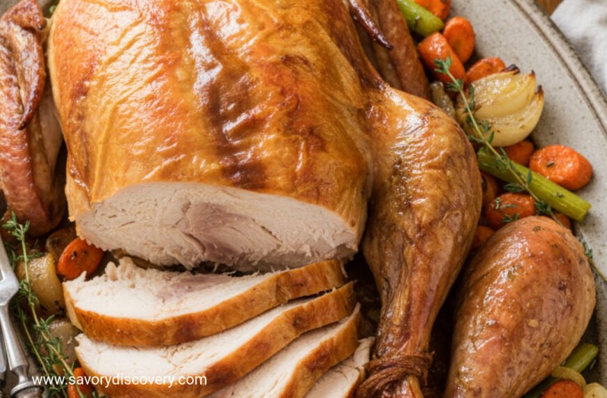 Golden Crisp Turkey with Herbed Butter Glaze
