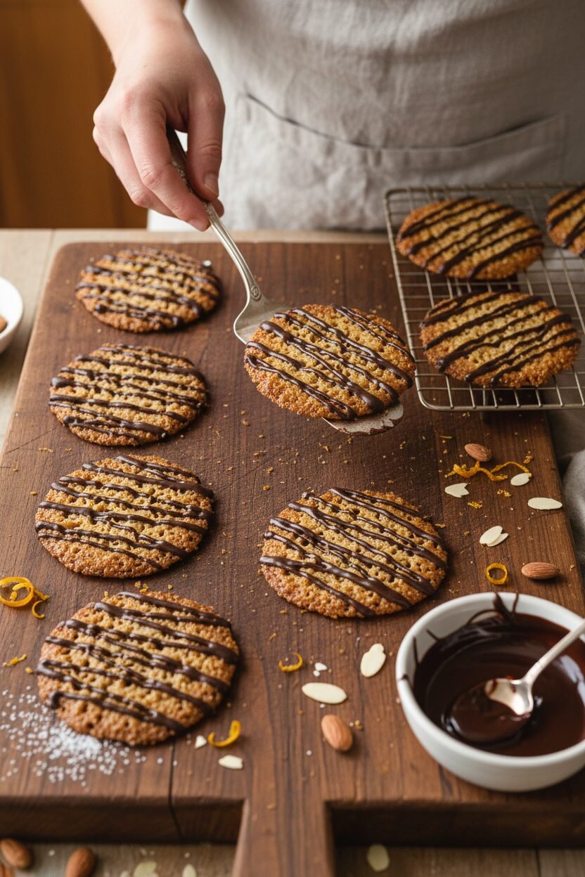 Golden Florentine Lace Crisps