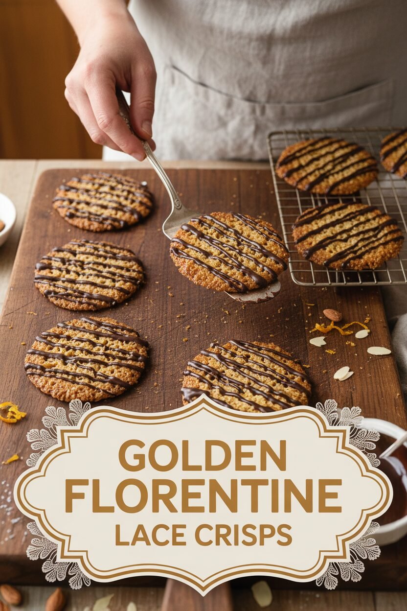 Golden Florentine Lace Crisps