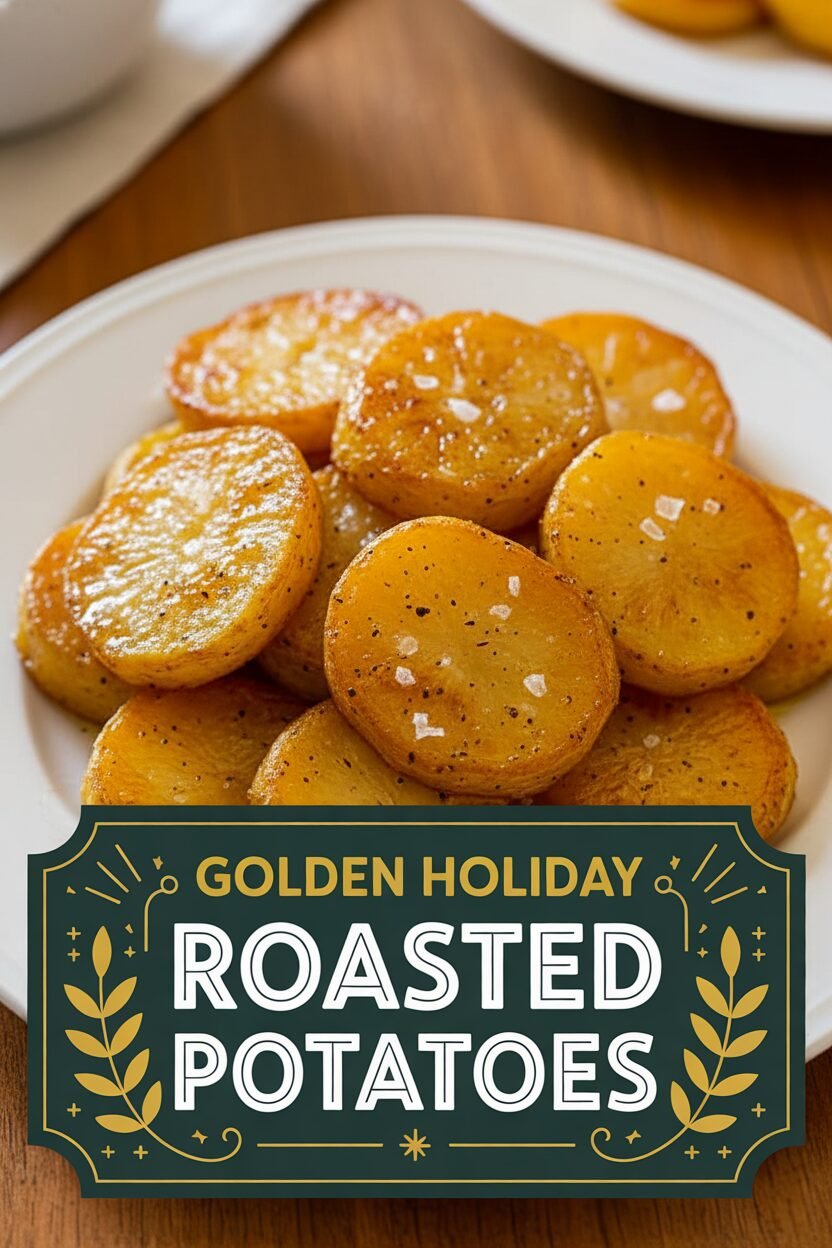 Golden Holiday Roasted Potatoes