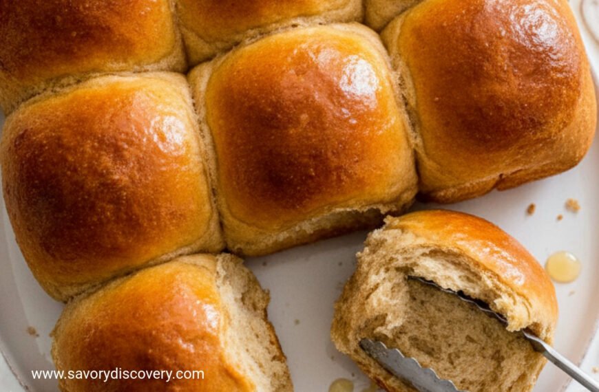Golden Honey Wheat Christmas Rolls