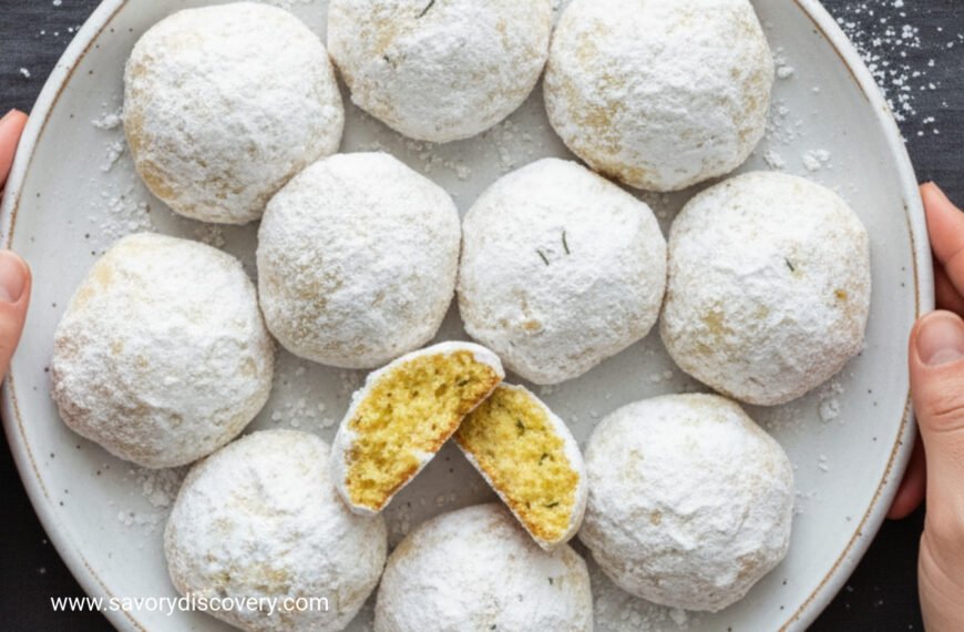 Golden Olive Cornmeal Christmas Cookies