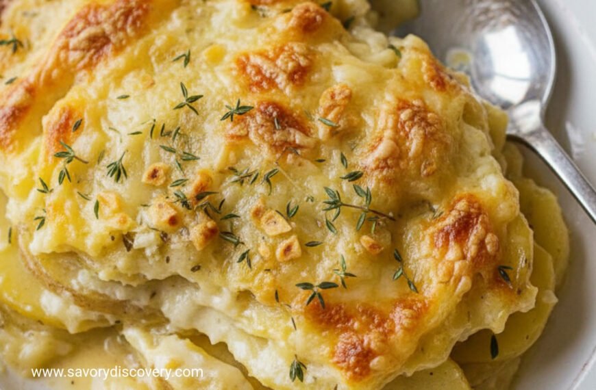 Gouda Garlic Thyme Holiday Potato Bake