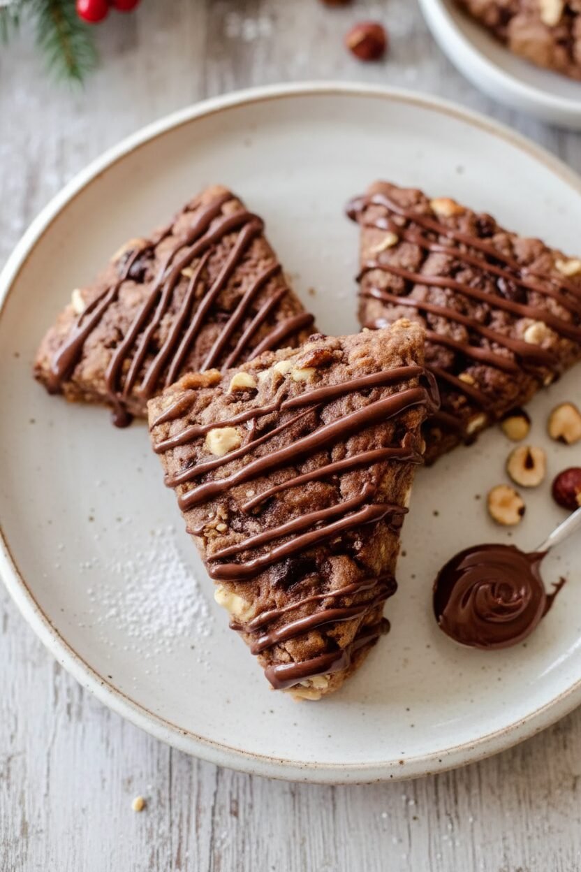 Hazelnut Holiday Scone Delights