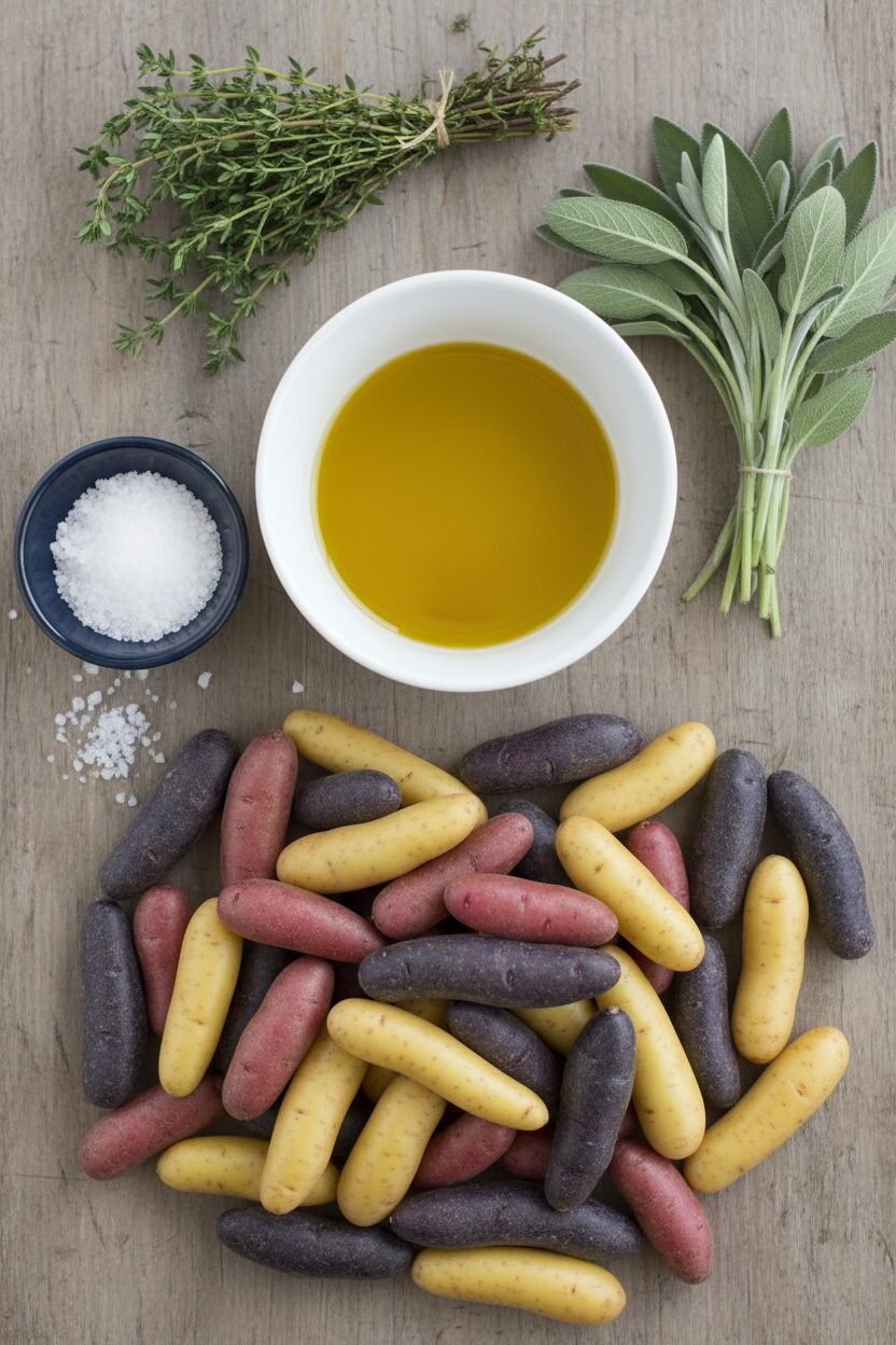 Herb Roasted Christmas Fingerlings