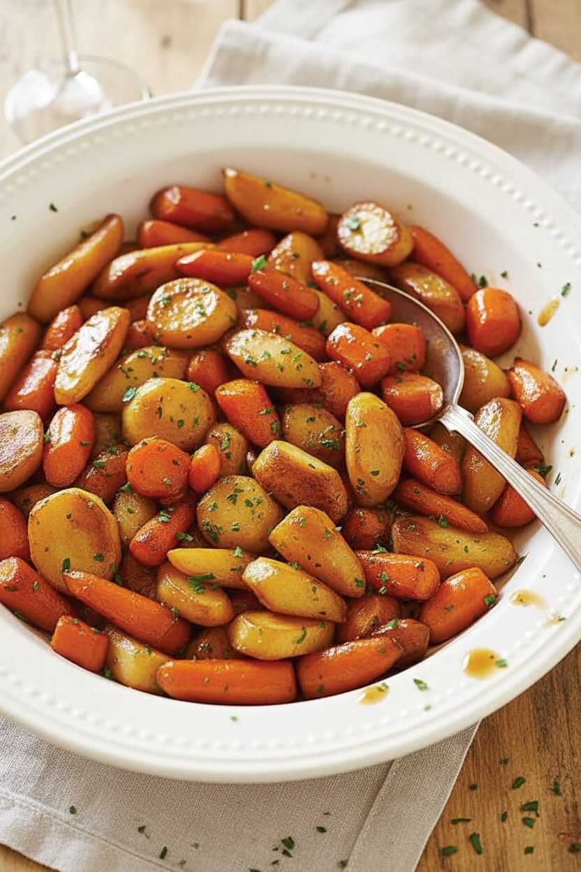 Holiday Glazed Carrots and Parsnips
