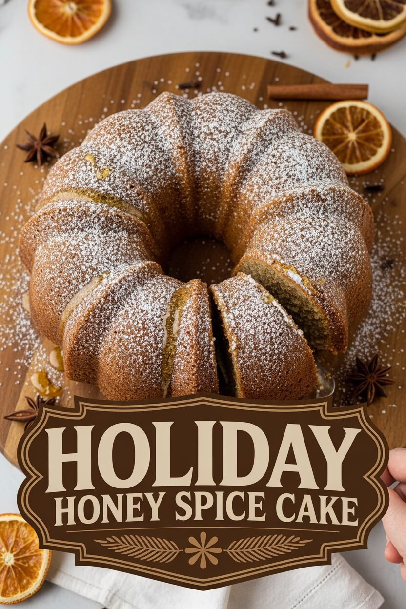 Holiday Honey Spice Cake