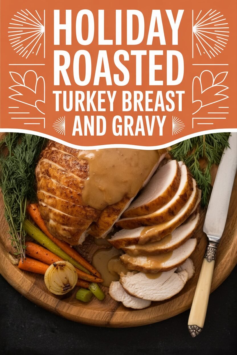 Holiday Roasted Turkey Breast and Gravy