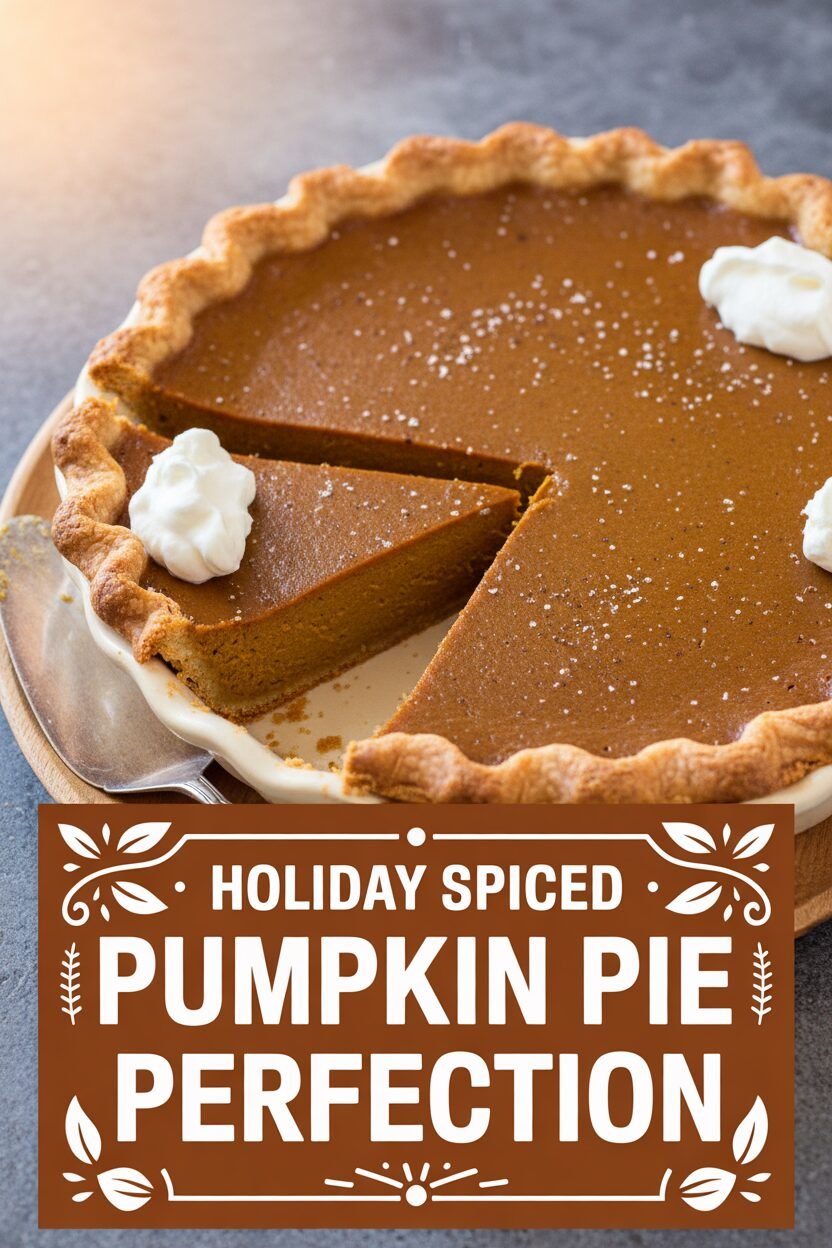 Holiday Spiced Pumpkin Pie Perfection