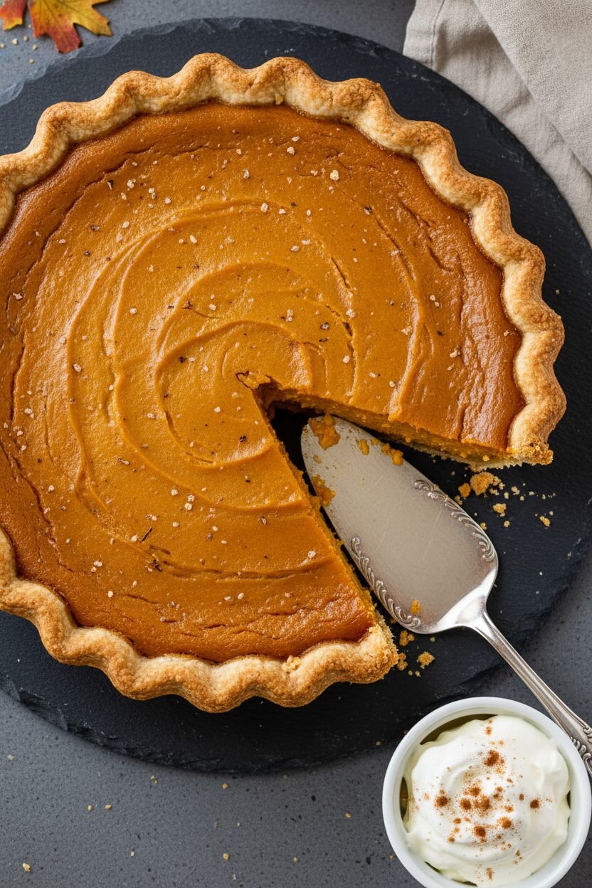 Holiday Spiced Sweet Potato Pie