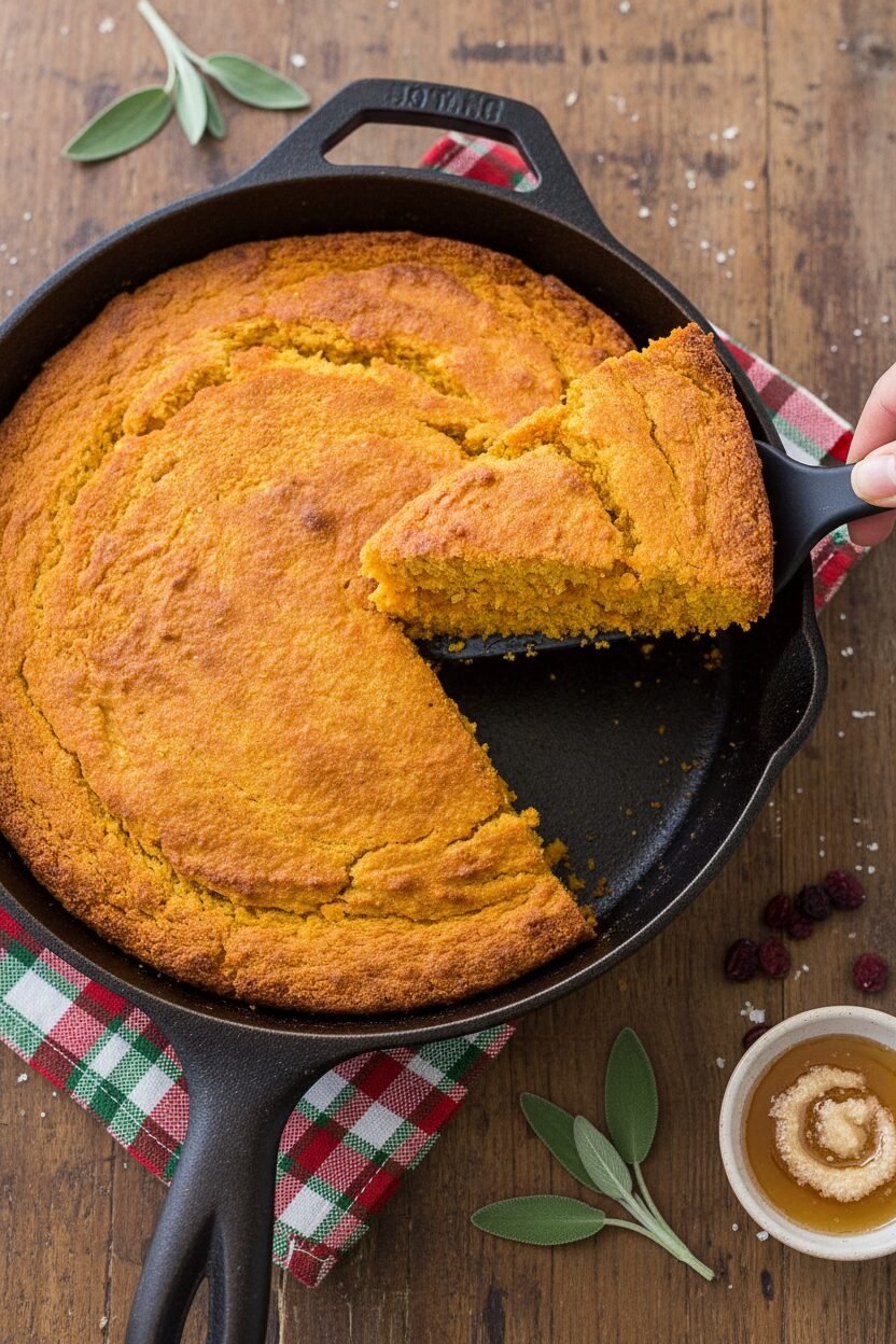 Holiday Sweet Potato Cornbread Delight
