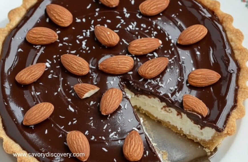 Joyful Almond Christmas Tart