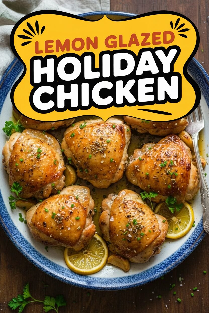 Lemon Glazed Holiday Chicken