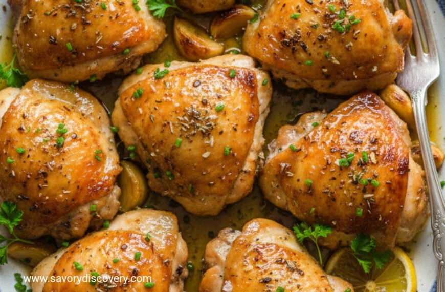 Lemon Glazed Holiday Chicken