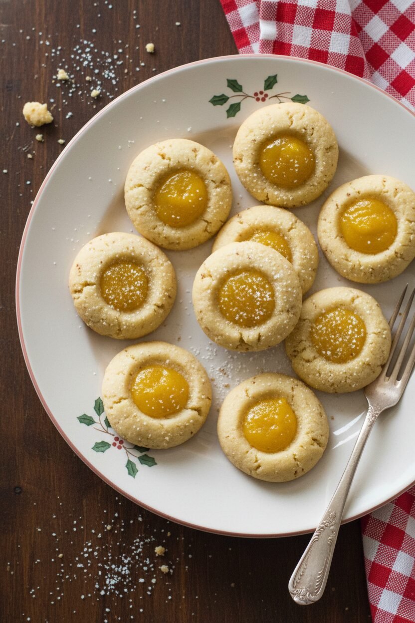 Lemon Hazelnut Christmas Kisses