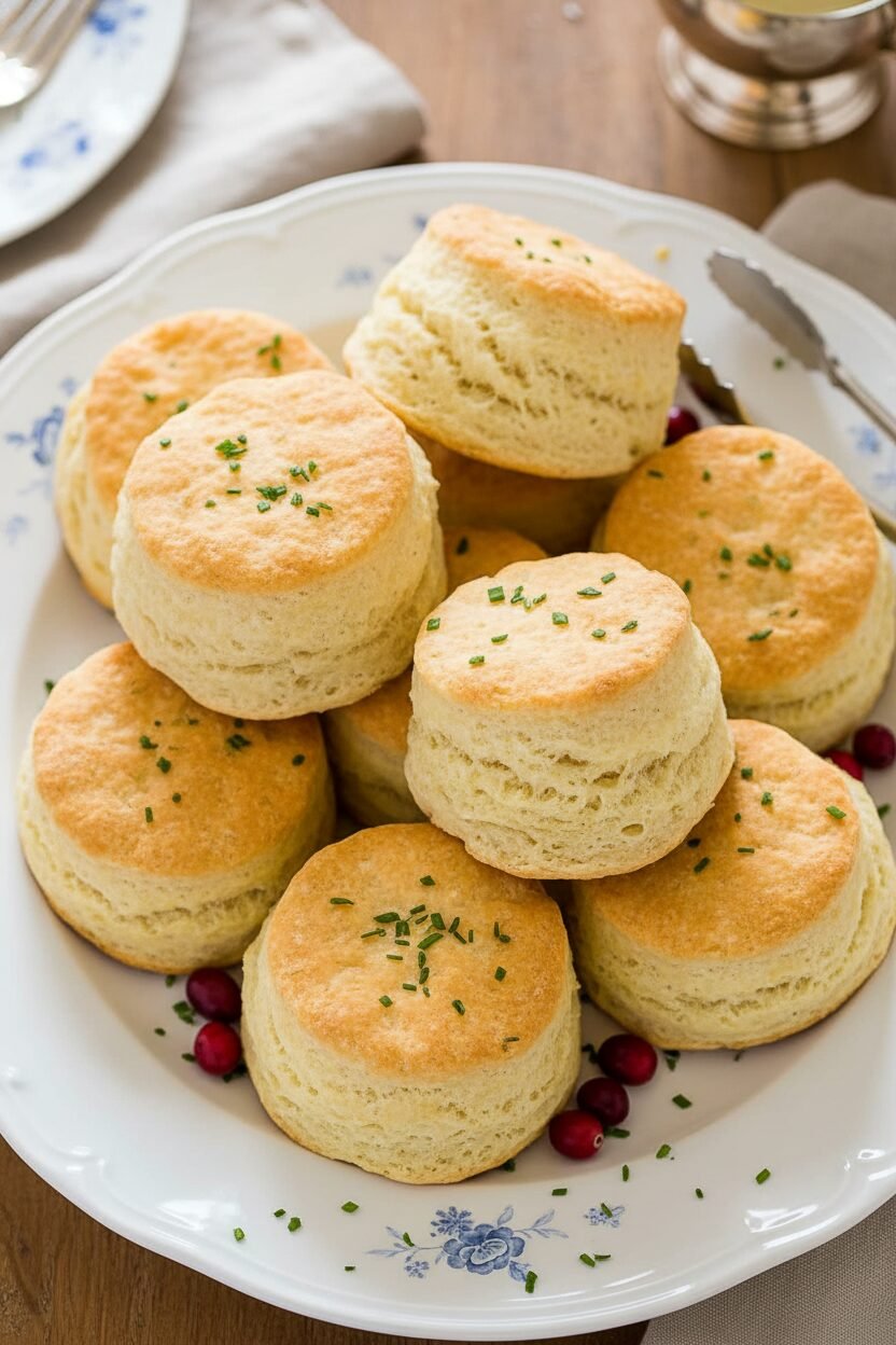 Light and Fluffy Holiday Buttermilk Biscuits