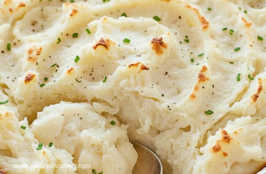 Lighter Festive Mashed Potatoes
