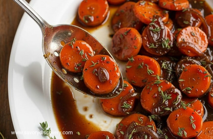 Maple Balsamic Glazed Holiday Carrots
