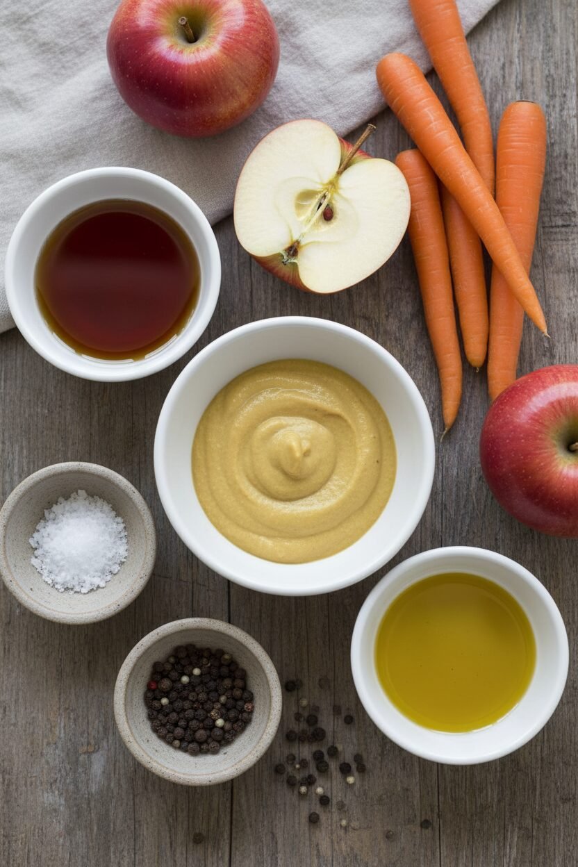 Maple Dijon Carrot and Apple Roast