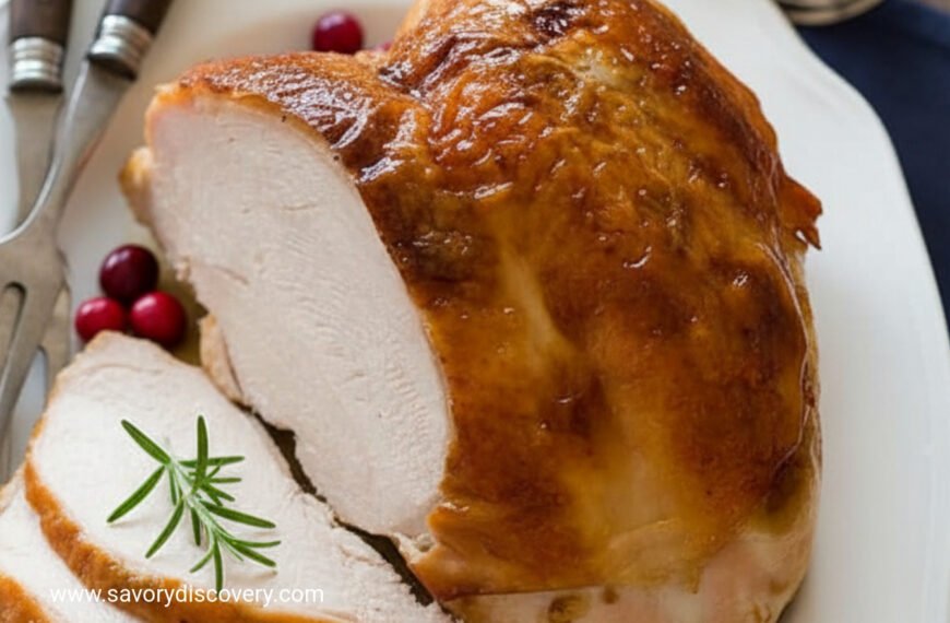 Maple Glazed Roast Turkey Breast for Christmas