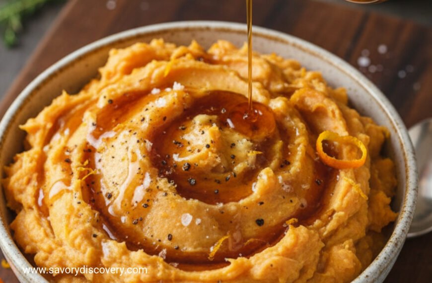 Maple Orange Glazed Sweet Potato Mash