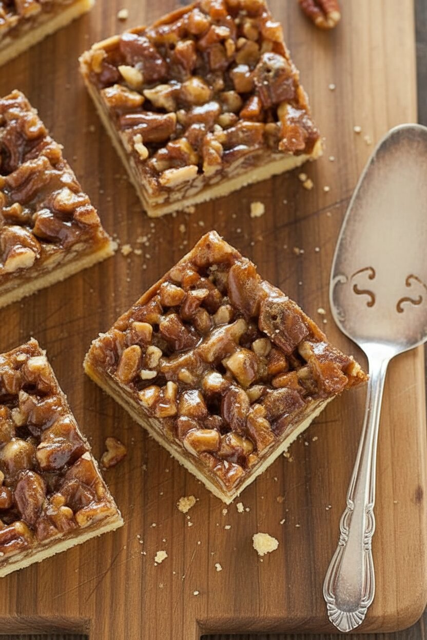 Maple Pecan Christmas Shortbread Bites