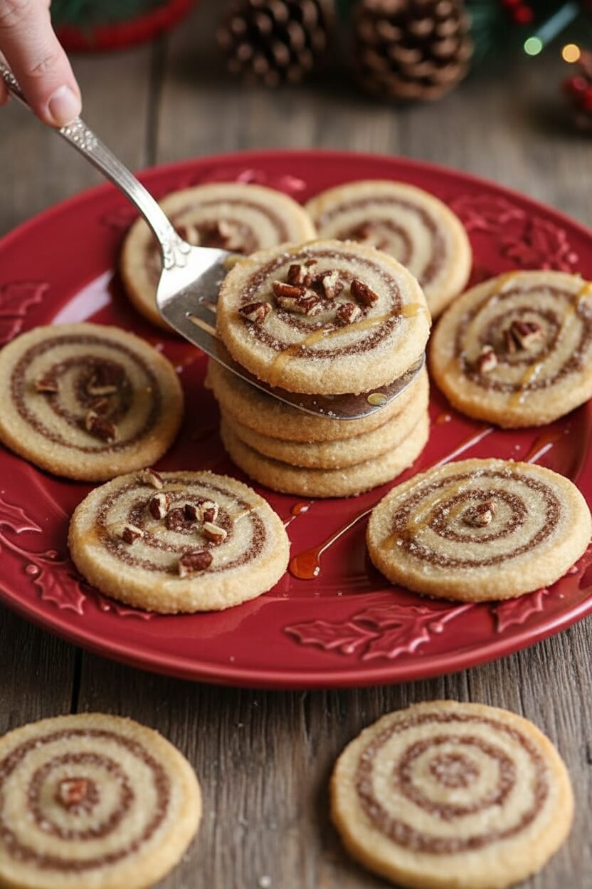 Maple Pecan Christmas Swirls
