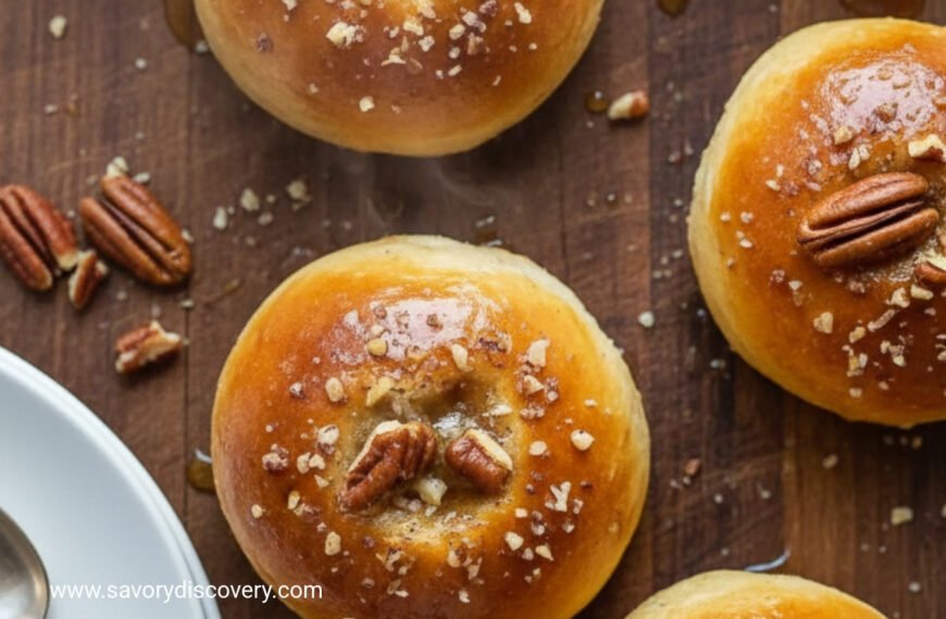Maple Pecan Sweet Potato Holiday Buns