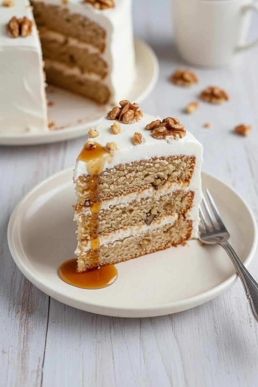 Maple Walnut Cake Recipe