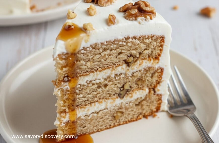Maple Walnut Cake Recipe