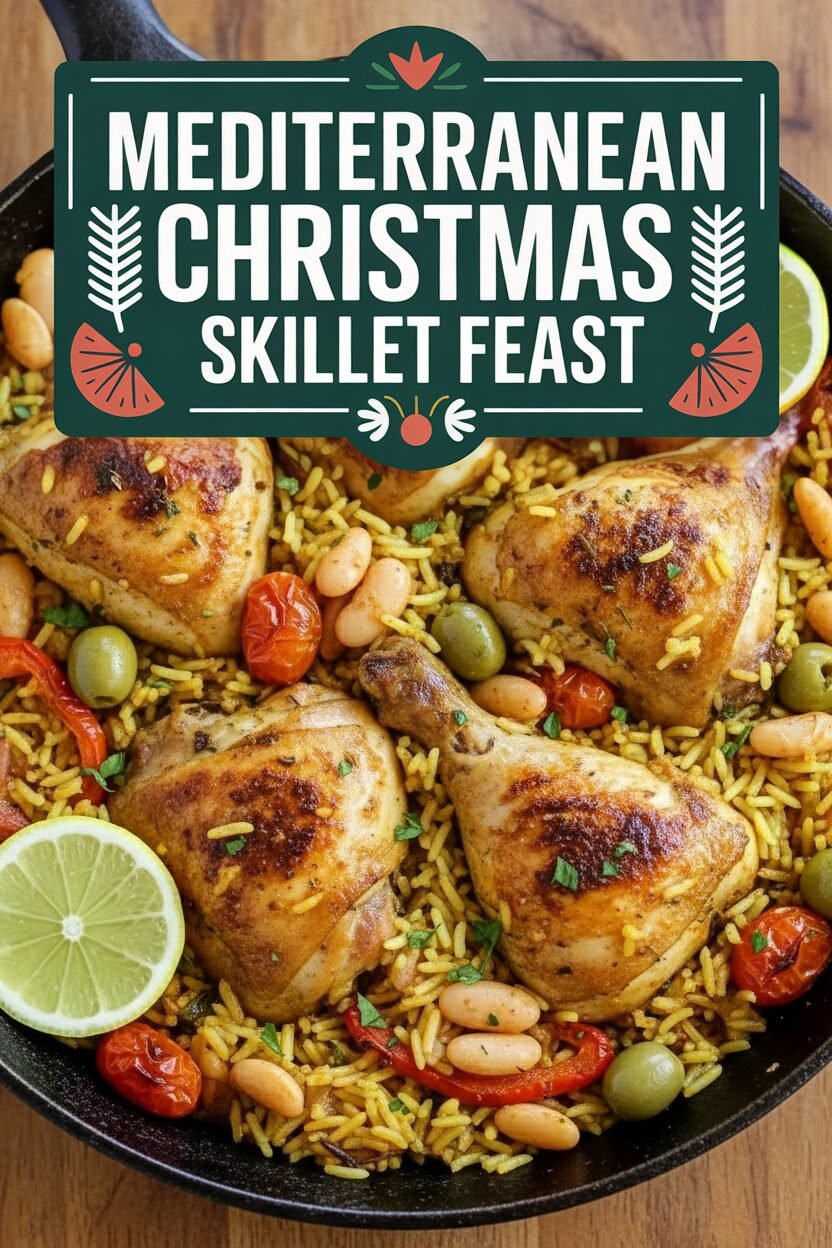 Mediterranean Christmas Skillet Feast