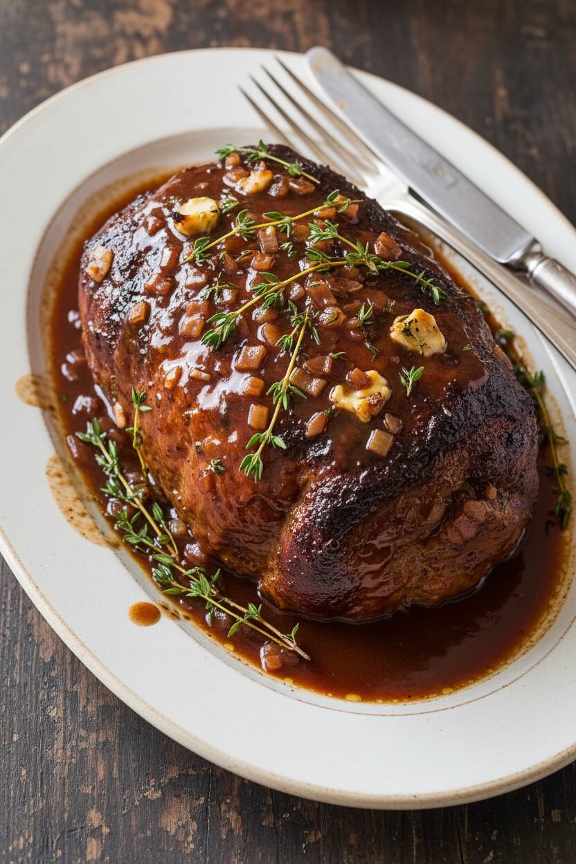 Merlot Glazed Holiday Roast