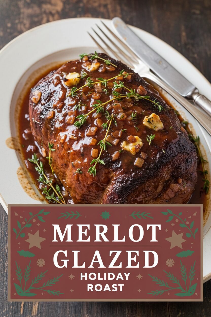 Merlot Glazed Holiday Roast