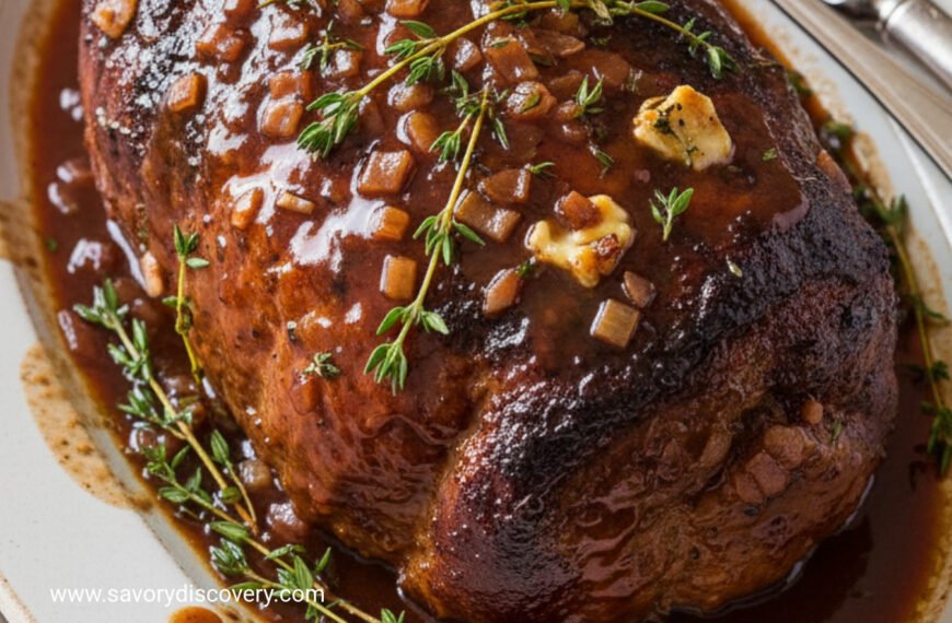 Merlot Glazed Holiday Roast