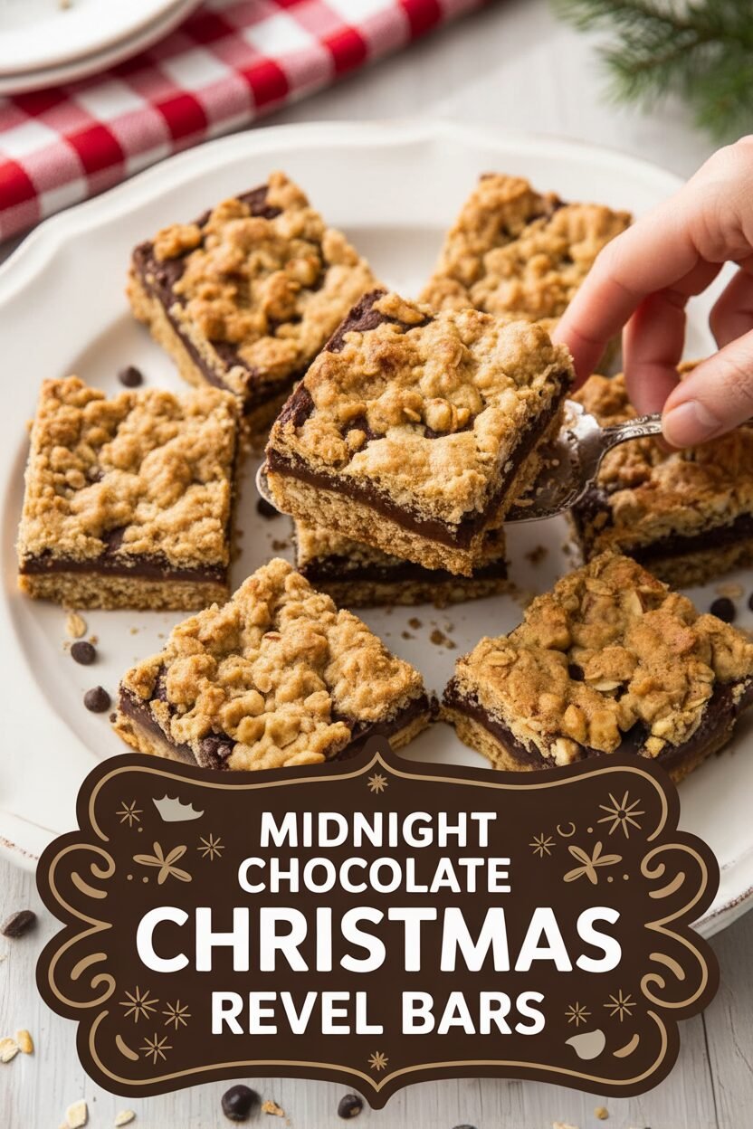 Midnight Chocolate Christmas Revel Bars