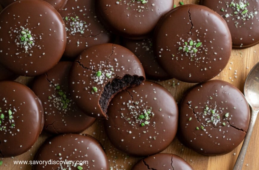 Midnight Mint Chocolate Crisps