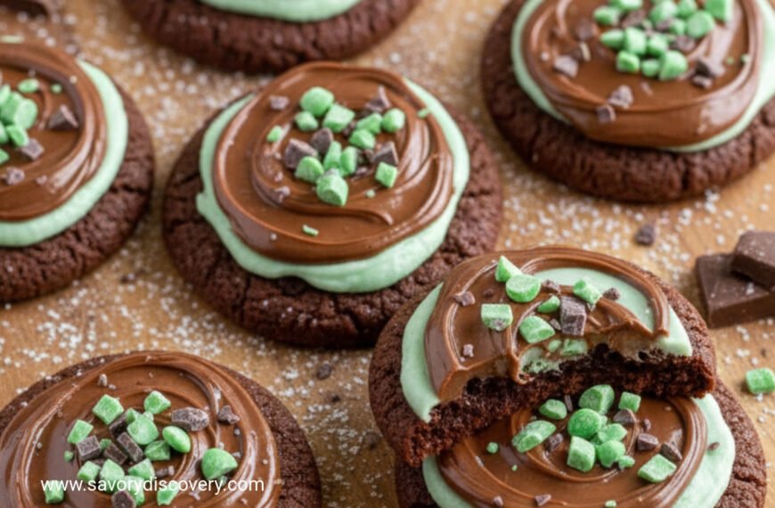 Mint Chocolate Holiday Cookie Wonders