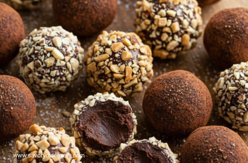 Mocha Hazelnut Christmas Truffle Delights
