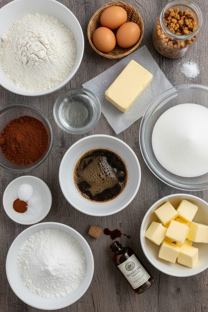 Mocha Toffee Christmas Cupcakes